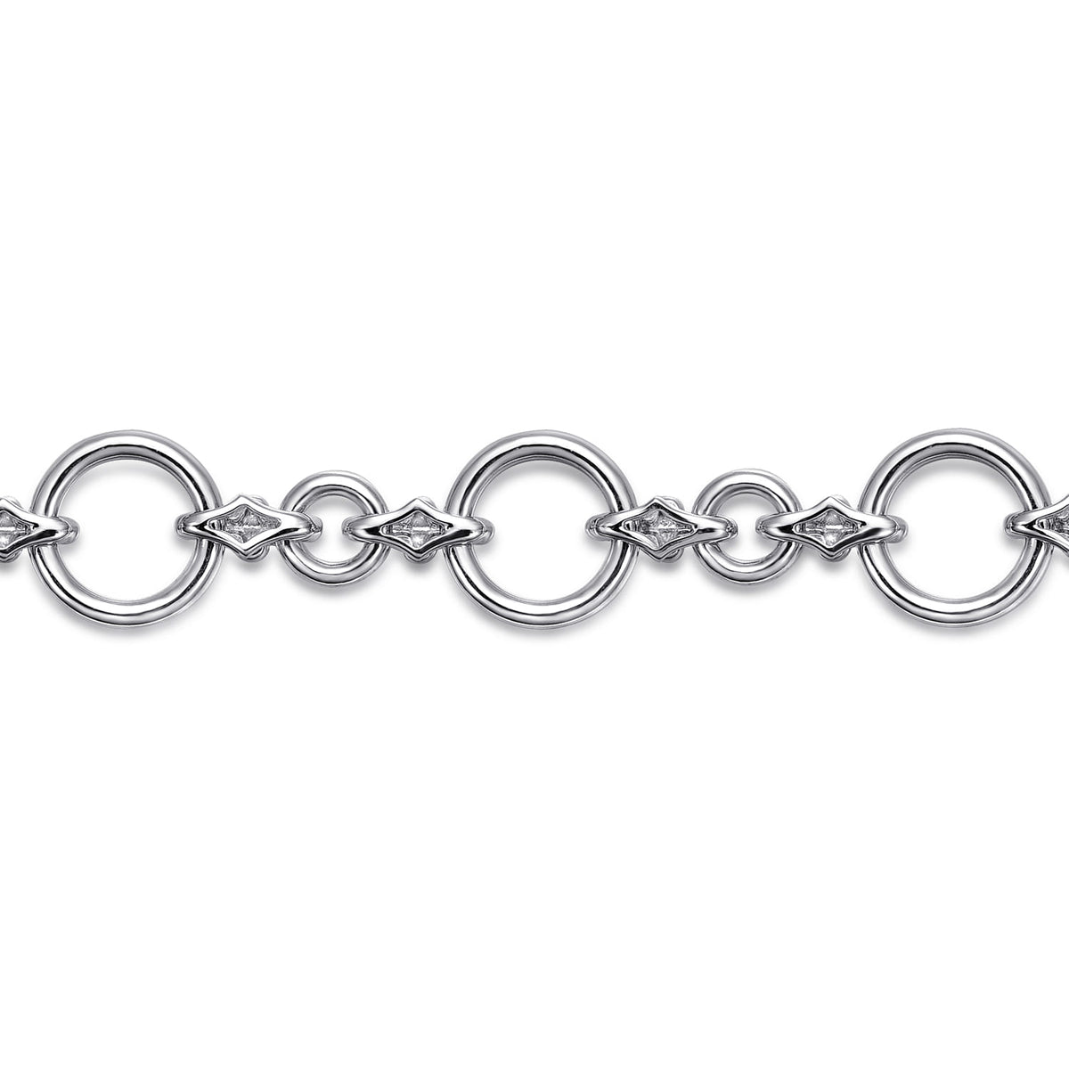 Gabriel & Co. Bujukan Hollow Tube Link Chain Bracelet
