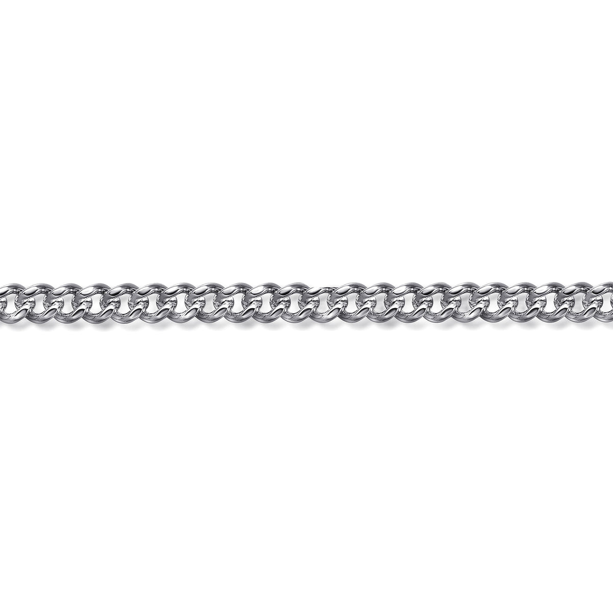 Gabriel & Co. 6mm Men's Solid Cuban Chain Bracelet