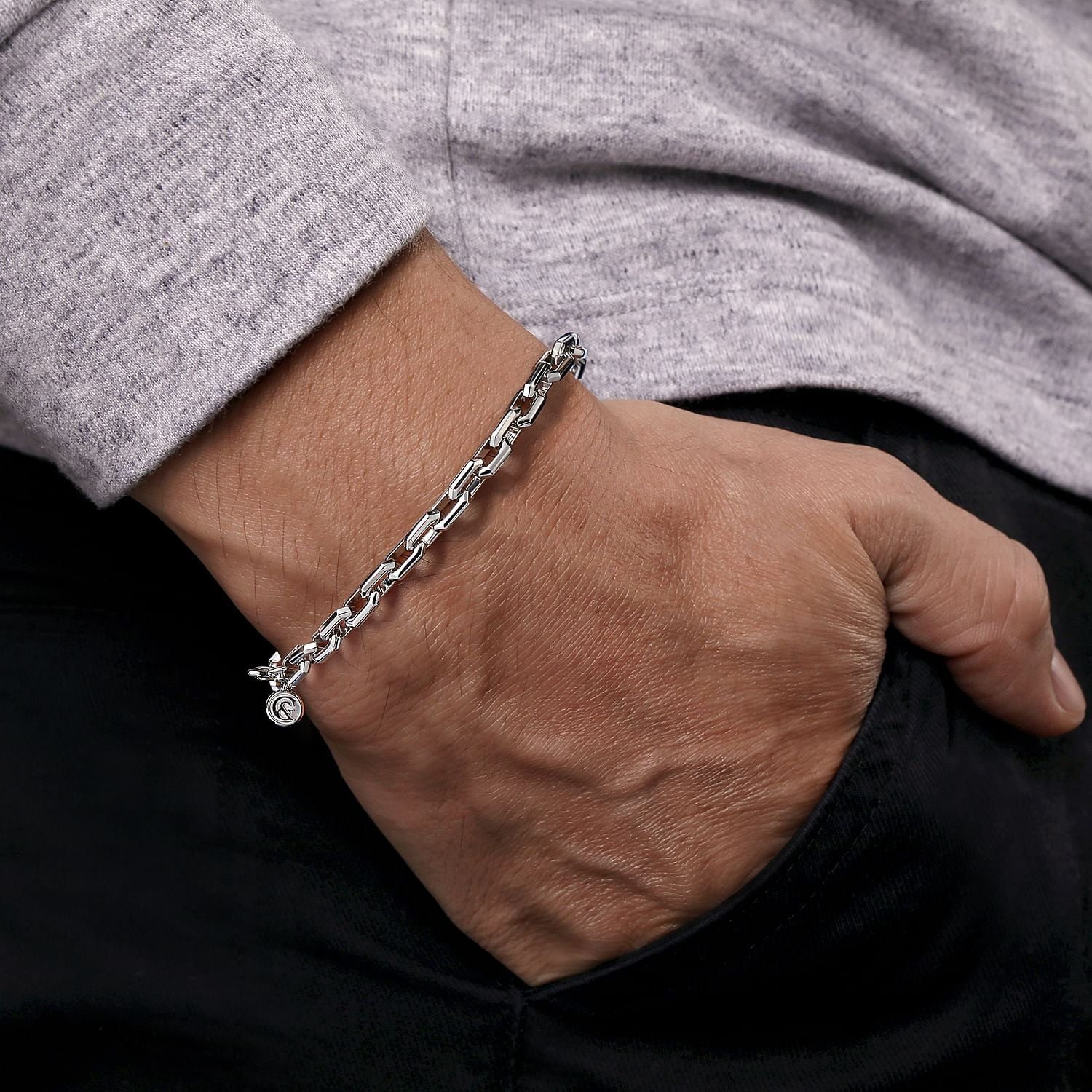 Gabriel & Co. Faceted Chain Bracelet