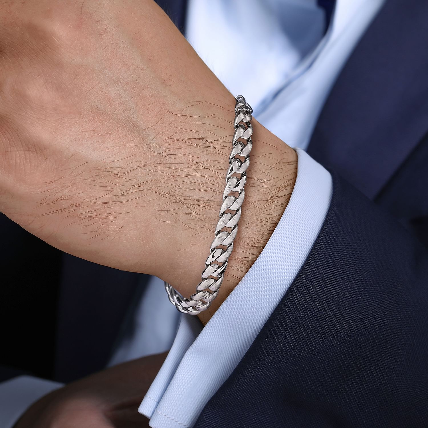 Gabriel & Co. Cuban Link Chain Bracelet