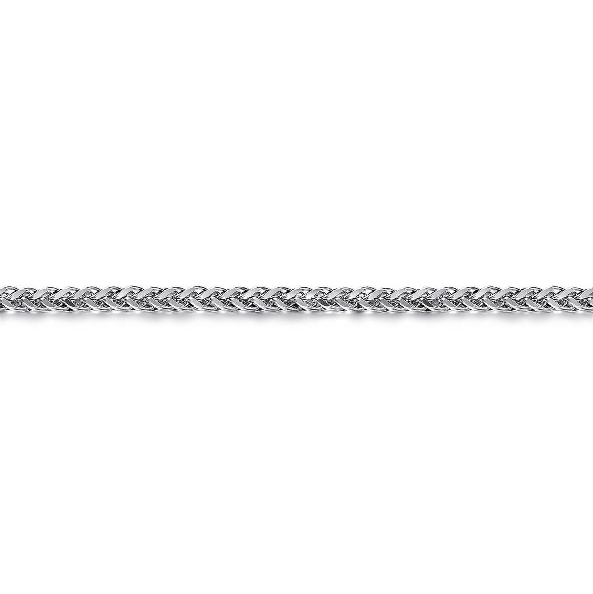 Gabriel & Co. Men's Solid Wheat Chain Bracelet
