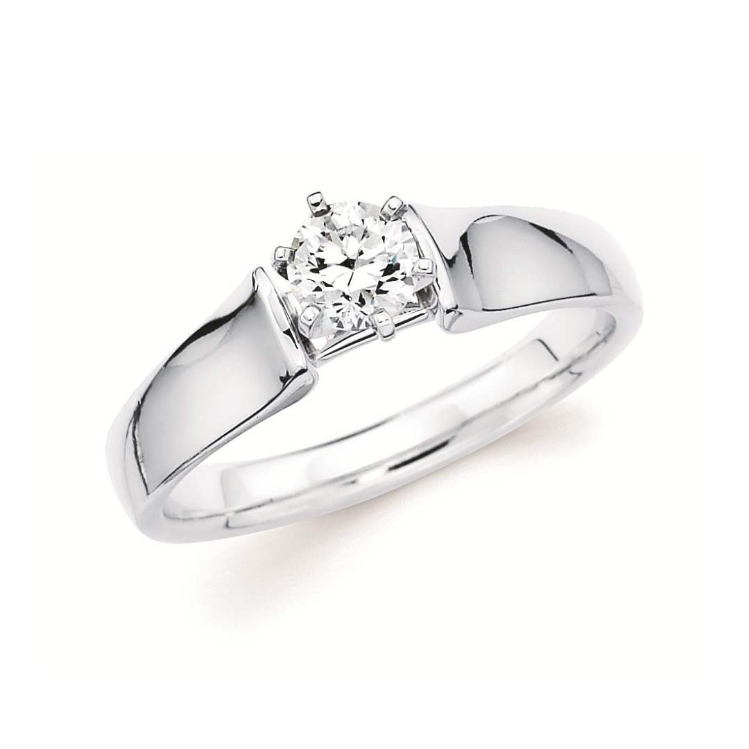 Solitaire Diamond Engagement Ring Mounting