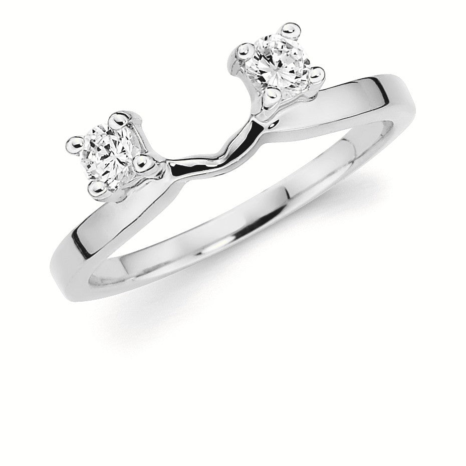 Round Diamond Wrap Ring