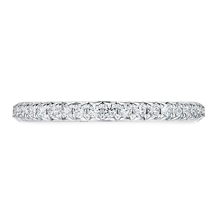Hearts On Fire Vela French Cut Pavé Diamond Band