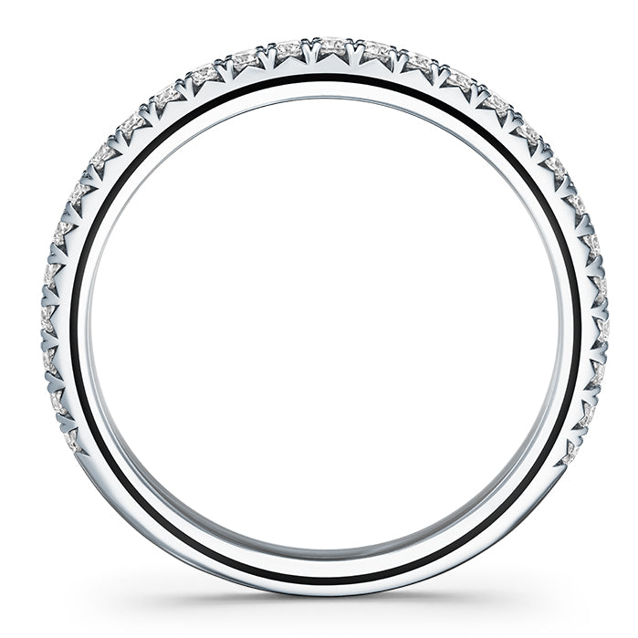 Hearts On Fire Vela French Cut Pavé Diamond Band