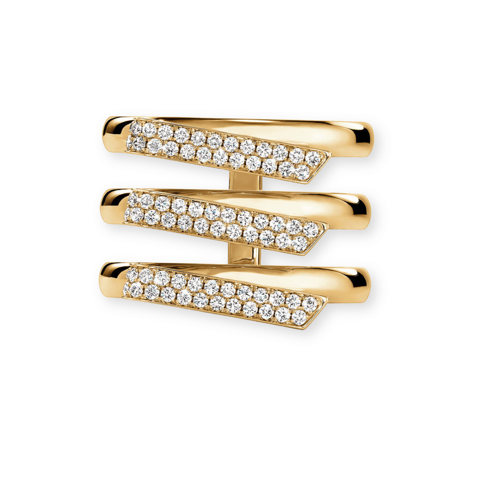Hearts On Fire INSIDE/OUT Diamond Trio Band