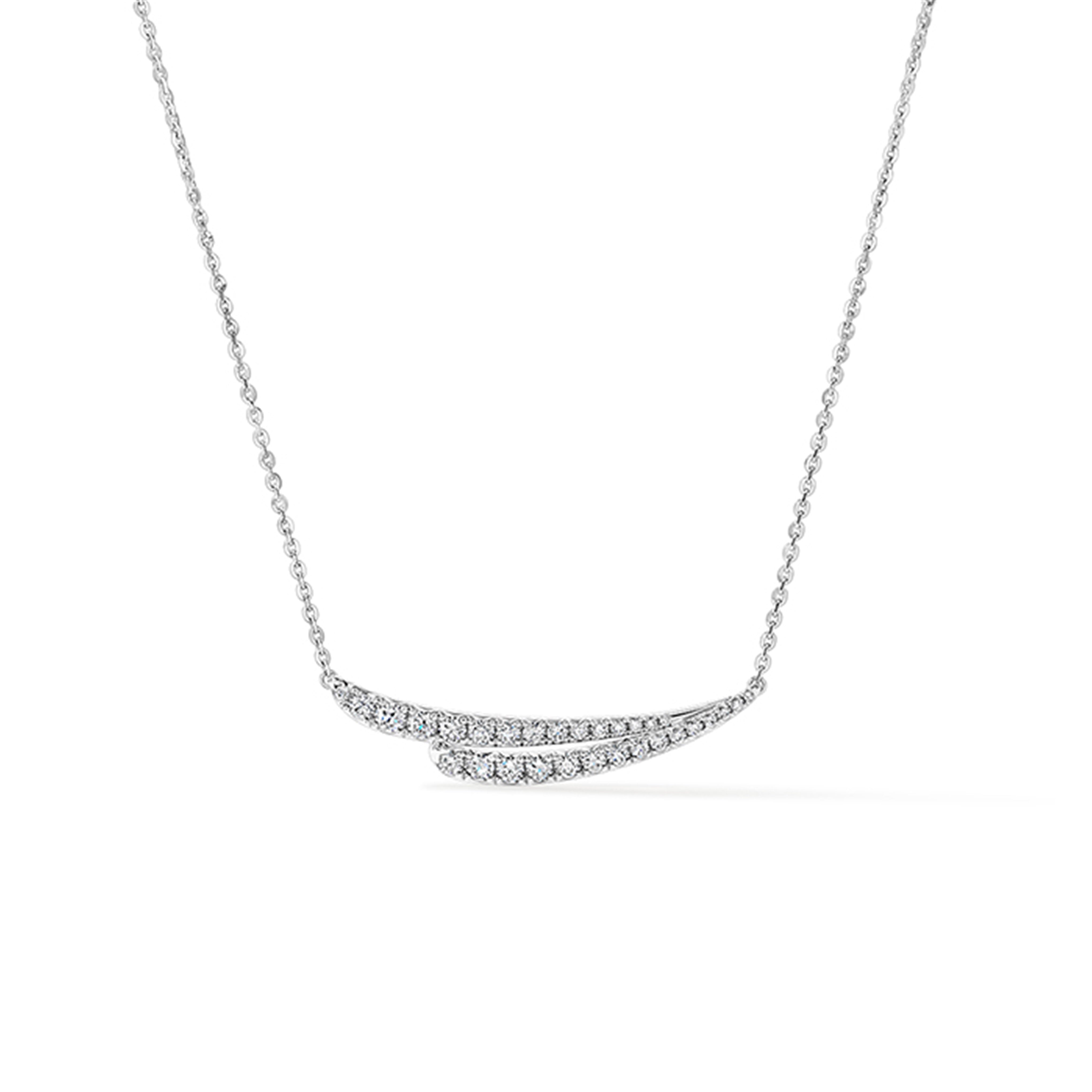 Hearts On Fire VELA French Cut Pavé Diamond Pendant Necklace