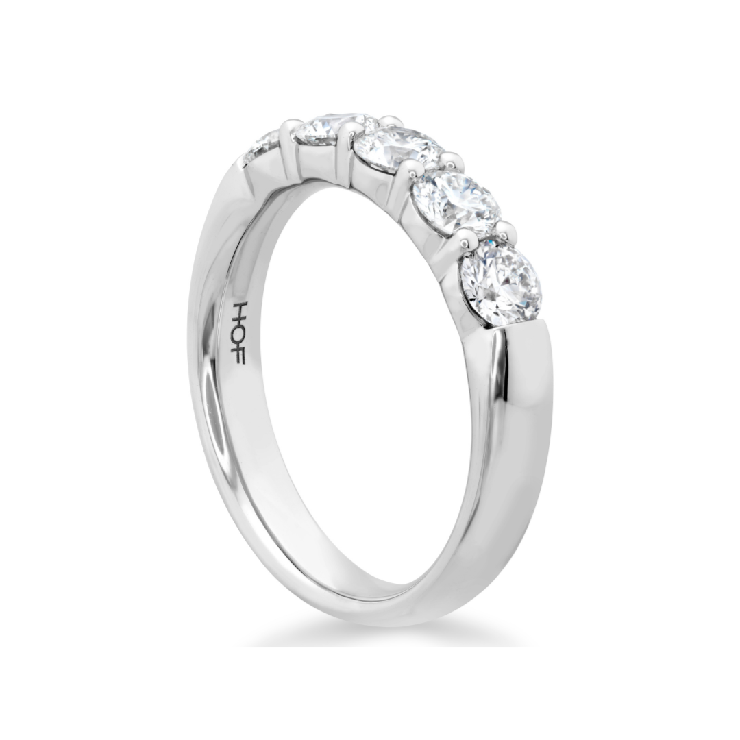 Hearts on Fire Signature 1 Carat Five-Stone Diamond Band