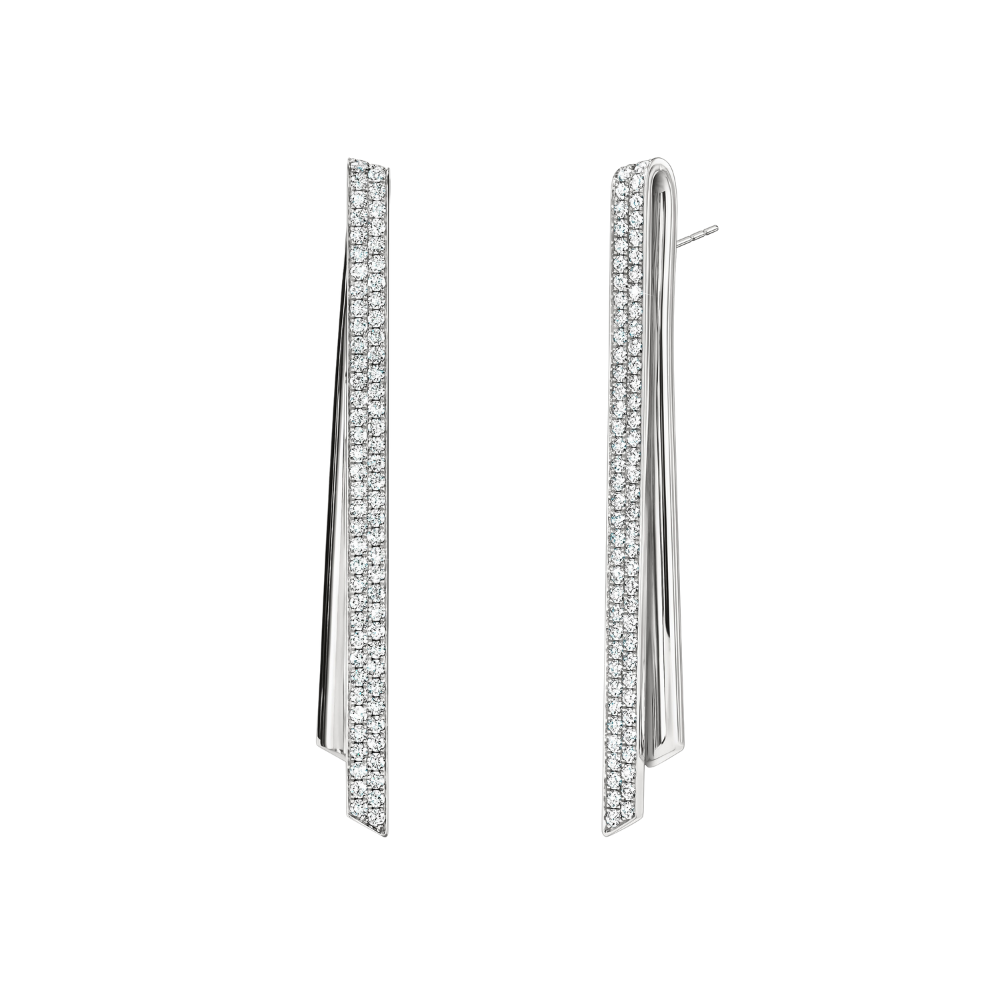 Hearts on Fire Inside/Out Diamond Stiletto Flip Earrings