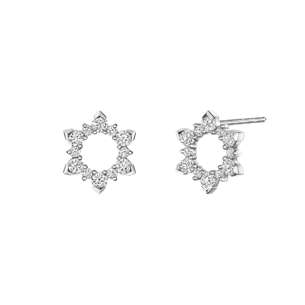 Hearts on Fire Aerial Sunburst Earrings