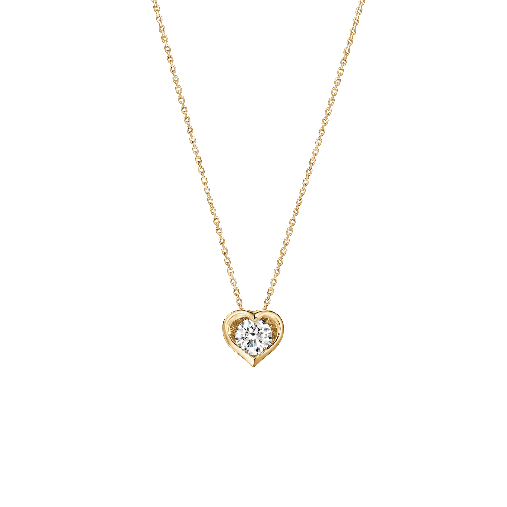 Hearts On Fire Whimsical Heart Single Diamond Pendant