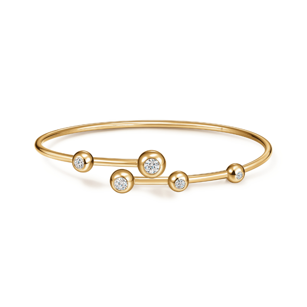 Hearts On Fire Dream Floating Flexi Bangle