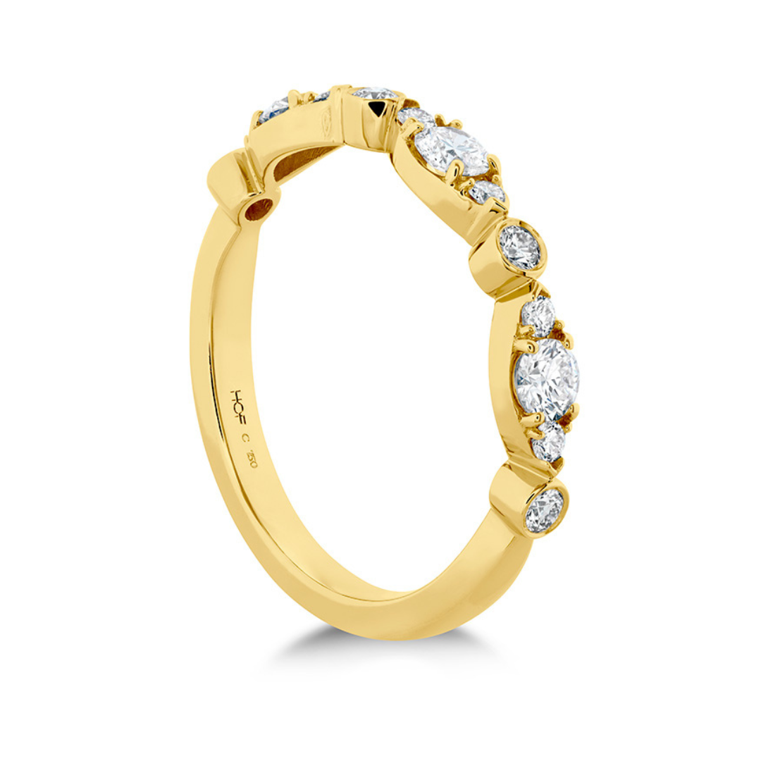 Hearts on Fire Bezel Regal Band