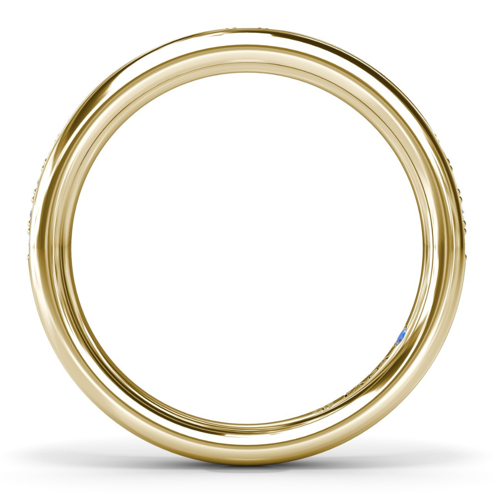 Fana Modern Beaded Diamond Band
