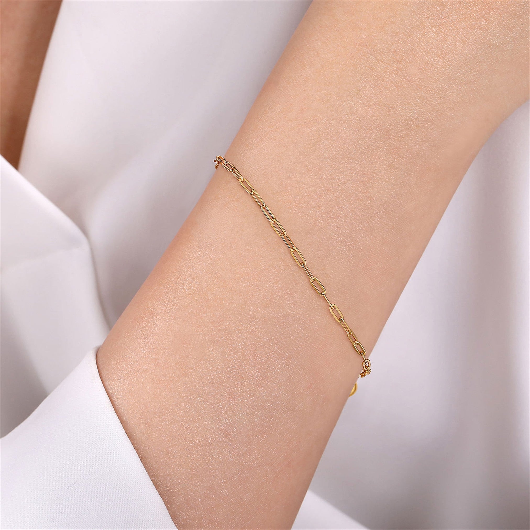 Paperclip Chain Bracelet