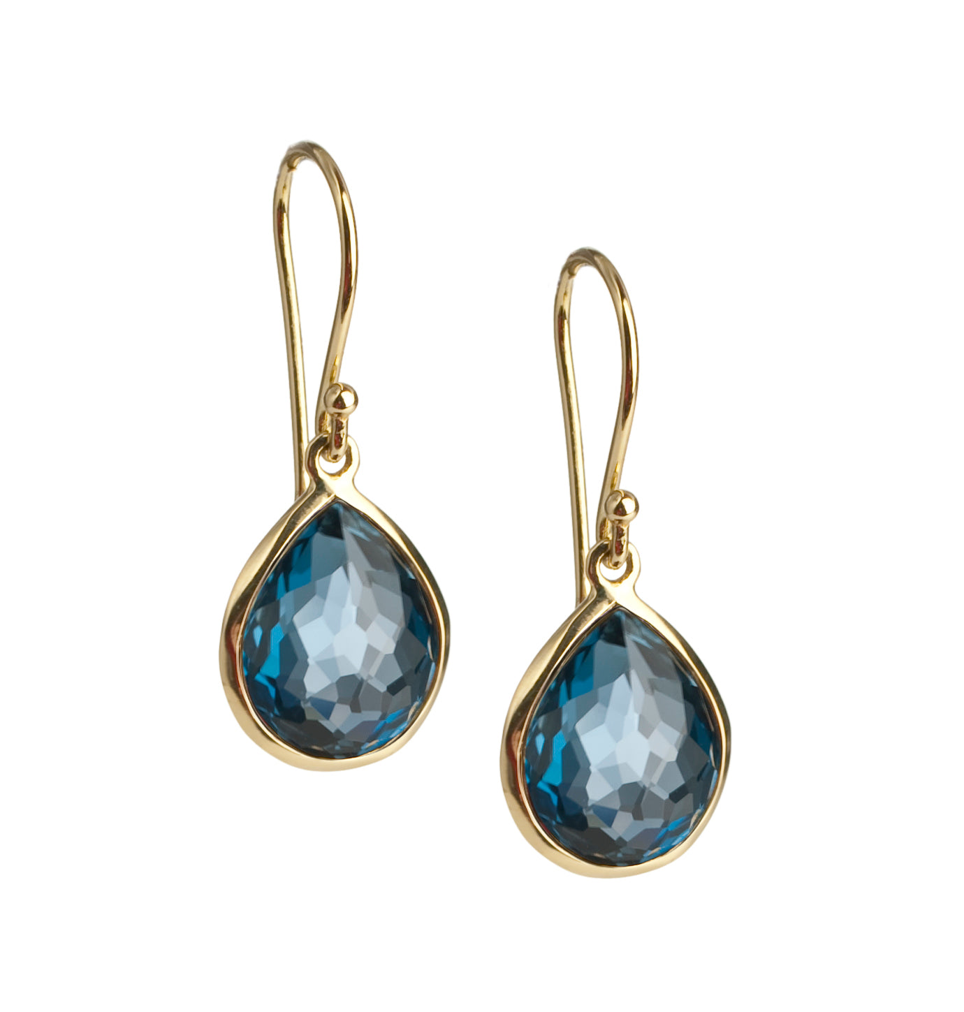 IPPOLITA Rock Candy Teeny Teardrop London Blue Topaz Earrings